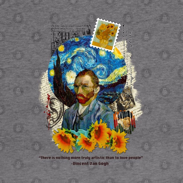 Van Gogh Collage - Art by Nirvanax Studio